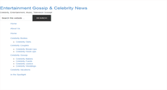 Desktop Screenshot of entertainmentgossip.com